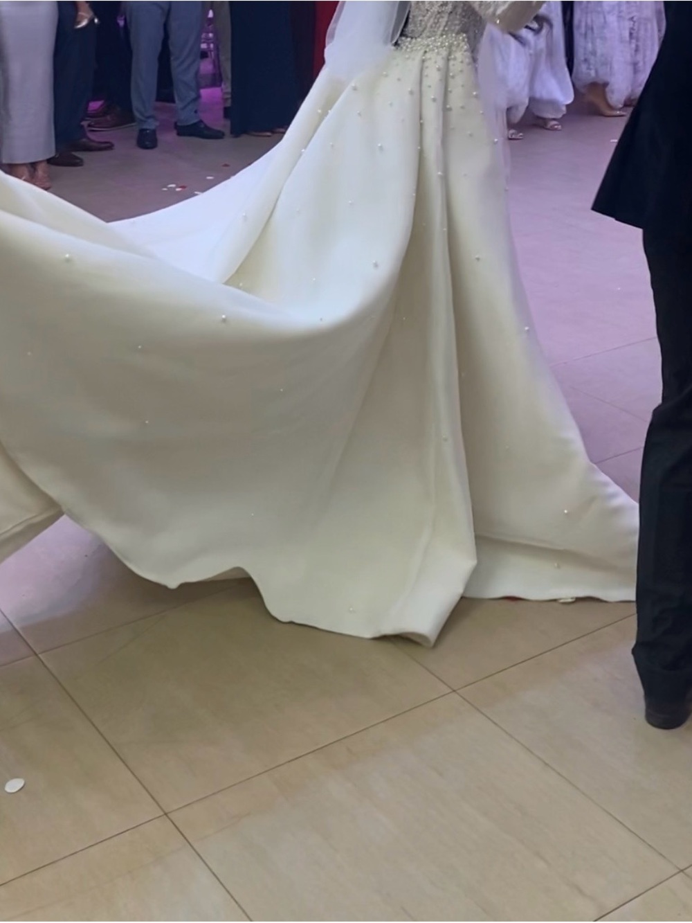 Fjolla Haxhismajli Kosovo Designer Overskirt Wedding Dress